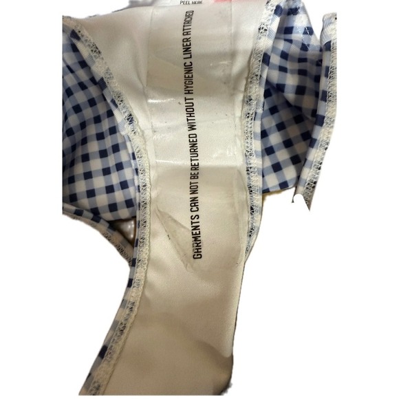 Simply Southern Gingham Plaid Blue Bathing Suit Bottoms NWOT Size XXL Swim - Picture 4 of 6